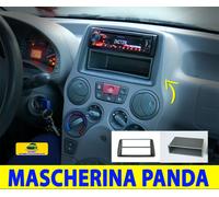 Mascherina Stereo Specifica COMPATIBILE per Panda Autoradio 1 Din 169 dal 04>11