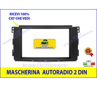 Mascherina Stereo Auto Radio 2 Din Specifica Compatibile per SMART FORTWO 07>10