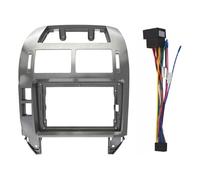 Mascherina Stereo Autoradio Kit Telaio Stereo Automatico Per VW Per Polo 2004-11 Cornice Di Montaggio Piastra Frontale Interni Auto Cruscotto Anteriore Centro Plancia