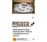 MASCHERINA TASTIERA FRONTALE TM31 + SPATOLA AFTERMARKET DI ALTA QUALITÀ [EEK: Conforme]