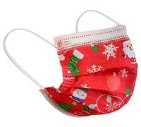 Mascherine chirurgiche da bambino - 100 mascherine da bambino confezionate in pacchetti da 10 (NATALE)