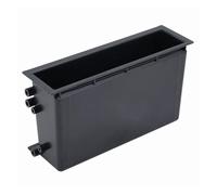 Mascherine Telaio 1 Din Car Stereo Radio Refitting Dashboard Storage Box Kit Lettore CD Dash Trim Pocket Per Toyota Universale Radio Fascia