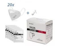 Mascherine YX135 FFP2 con clip 20pz.