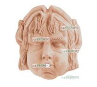 Mascherone eolo cm 26 per fontana in terracotta toscana artigianale italia