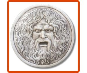 Mascherone maschera bassorilievo bocca della verità cemento esterno interno