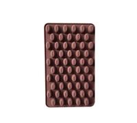 Maschette di ghiaccio a forma di chicco di caffè, torta, stampi per torta di pane, torta antiaderente in silicone colore casuale, stampi al cioccolato