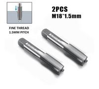 Maschi 2Pcs Destra 18 1.5mm 90mm HSS Alta Velocità Acciaio Materiale Modello
