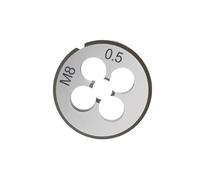 Maschi a Flauto Dritto Filiera filettata M8 for filettatura metrica destra Filiere in acciaio legato tonde di metalli utensili lavorazione dei(M8x0.75)