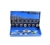 Maschi a Flauto Dritto Set di maschi e filiere da 6/8/32/40 pezzi M3-M12, uno strumento manuale for la riparazione di filettature interne ed esterne(32pcs tap die set)