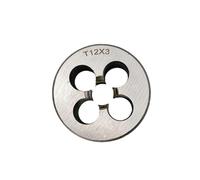 Maschi a Flauto Dritto Utensili for filettatura trapezoidale a mano destra for maschi a vite Filiera for filettatura for metallo(TR12x3)