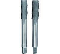 Maschi a mano HSS GAS cilindrica BSP angolo imbocco 55 serie 2 pezzi per tu