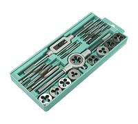 Maschi e Filiere Set 20, SUNJULY Set Inserti per Filettatura in Acciaio Acciaio Inox Per Filettare In Acciaio Al Tungsteno Cassetta Metallo Set Machi Per Filettare