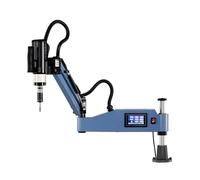 Maschiatrice elettrica con braccio flessibile da 1100 mm e 6 pinze standard, braccio universale di maschiatura a 360 gradi