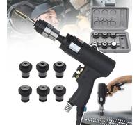 Maschiatrice pneumatica, utensile portatile per trapano pneumatico con 6 mandrini per una maschiatura rapida e accurata su acciaio, ferro, rame, alluminio, plastica