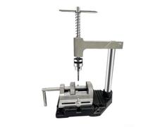 Maschiatrice verticale manuale regolabile per rubinetti da 1,5-10 mm, in lega di alluminio/ghisa con braccio oscillante a cricchetto, strumento compatto 150x230x260mm per (lega di alluminio)