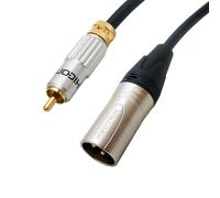 Maschile XLR A Bloccaggio Rca Cavi. Neutrik, Hicon , Van Damme Audiophile. 10m