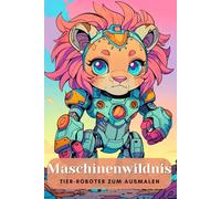 Maschinenwildnis. Tier-Roboter zum Ausmalen. Das ultimative Malbuch für Kinder ab 6 Jahren! Roboter und Tiere vereint. Mechanische Kreaturen. ... Kids und technikbegeisterte Kinder.