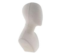 Maschio 20 '' Mannequin Canvas Cork Block Testa Busto Per Parrucca Fare Gioielli