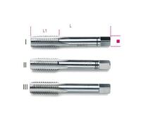 MASCHIO 8X1,25 SERIE 3 PEZZI A MANO PASSO GROSSO ACCIAIO HSS 431/8X1,25