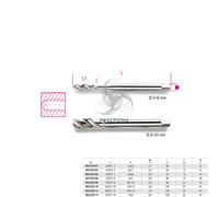 Beta 429FC 14 - Maschi a macchina per fori ciechi passo grosso in acciaio HSS-Co 5%