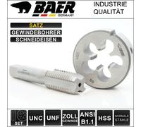 Maschio Baer HSS Ferro Battuto UNC UNF Pollici Maschio Filetto Taglierino