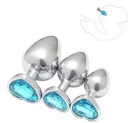 Maschio Duro A Forma di Cuore Strass Azzurro Chiaro Hip Trainer Accessorio, Aiuta A Mantenere La Postura E Migliorare L'Esperienza, Migliora La Forza Muscolare Accessorio, Regalo di Coppia