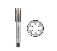 Maschio filettatore, Set di maschi e filiere for mancini HSS filettatura metrica confezione da 2 M3-M20(2pcs M6x1.0 Set)