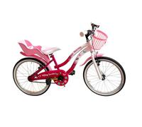 MASCIAGHI FMD20000 Bicicletta Bici Viky Taglia 20 Per Bambina 1 Velocità Bianco Rosa