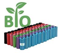 Masco-Time - Sacchetti per cacca per cani extra forti e a prova di perdite, senza odore, sacchetti per escrementi per cani dimensioni 30 x 22 cm (biodegradabili, 1080 pezzi)