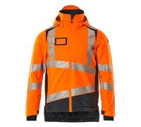 Mascot 19335-231-14010 Accelerate Safe Climascot - Giacca invernale in due colori, traspirante, antivento e impermeabile, Hi-Vis, colore: arancione/nero/blu, taglia L
