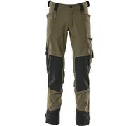 Mascot Pantaloni wit Tasche al ginocchio Advanced 17079-311 Verde muschio-C56/76 C56/76