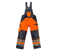 Mascot Safe Light - Tuta americana con tasche al ginocchio - hi-vis rosso/antracite scuro - C46 - 82