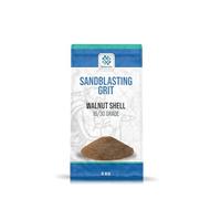 Mascota Products Grana sabbiatrice in noce 16/30 (0,5 mm-1 mm) - biodegradabile, riutilizzabile, per la pulizia di motori e teste cilindri auto, sacchetto da 5 kg