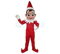 Mascotte Aiutante Babbo Natale Deluxe costume completo per adulti professionale