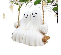 Mascotte del Giardino Stregato - Supporto per l'atmosfera all'aperto, Finitura opaca resistente agli agenti atmosferici, Scultura leggera da 120 g, Custodia per accessori in pietra Bambola spirituale