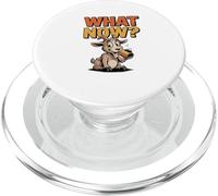 Mascotte di capra umoristica: E adesso? PopSockets PopGrip per MagSafe