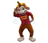 Mascotte George scimmia curioso Deluxe copia professionale scimmietta adulti NEW