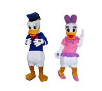 Mascotte Paperino Paperina DELUXE Donald Duck Daisy costume adulti professionale