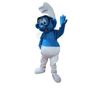 Mascotte PUFFO Deluxe costume completo adulti professionale da puffi