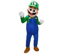 Mascotte Super Mario e Luigi DELUXE professionali per adulti mascot realistiche
