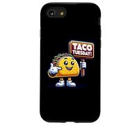 Mascotte Taco Tuesday, Cibo messicano divertente, Politica Custodia per iPhone SE (2020) / 7 / 8