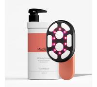 MASDERM Crema Conduttiva per Radiofrequenza e Tecarterapia 1 L, Gel Conduttore per Ultrasuoni e Cavitazione, Texture Scorrevole Idratante, con Equiseto Fucus e Centella Asiatica
