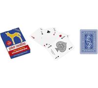 Masenghini: Carte da Gioco Poker Cavallino Oro Plastica Blu