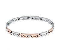 Bracciale MASERATI uomo Iconic acciaio / oro rosa JM124AVD37
