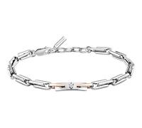 Maserati Bracciale Moderno Da Uomo In Acciaio Bicolore Iconic Jm425Avd107 - Bracciale