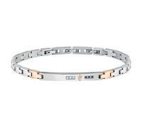 Maserati - Bracciale Uomo Acciaio e Oro Rosa (JM521ATY11)