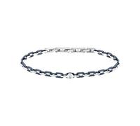 Maserati Bracciale Uomo in Acciaio, Ceramica, Collezione CERAMIC, Catena, Tridente