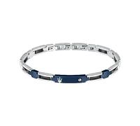 Maserati Bracciale Uomo in Acciaio, Ceramica, IP Blu, Collezione Ceramic - JM423ATZ29