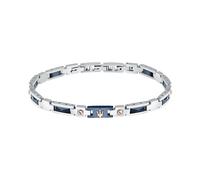 MASERATI Bracciale Uomo in Acciaio, Ceramica, IP Oro Rosa, IP Blu, Collezione Ceramic - JM523ATZ33