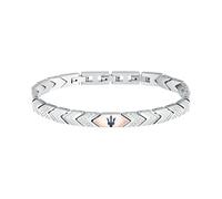 Maserati Bracciale Uomo in Acciaio, Collezione ICONIC, Spina di Pesce - JM225AVD90